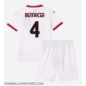 AC Milan Ismael Bennacer #4 Replik Auswärtstrikot Kinder 2024-25 Kurzarm (+ Kurze Hosen)